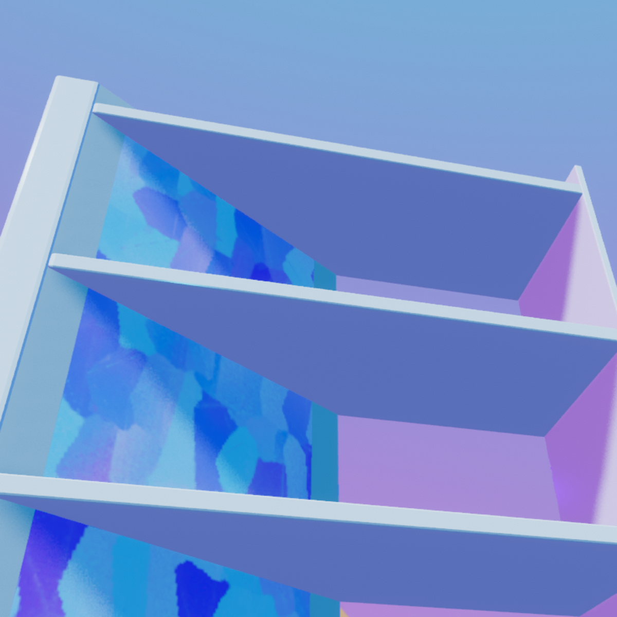 UV Animated Bookshelf