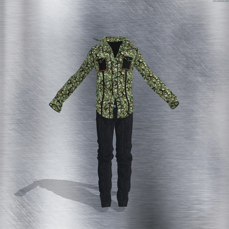 Outfit Male Shirts and Jeans 001