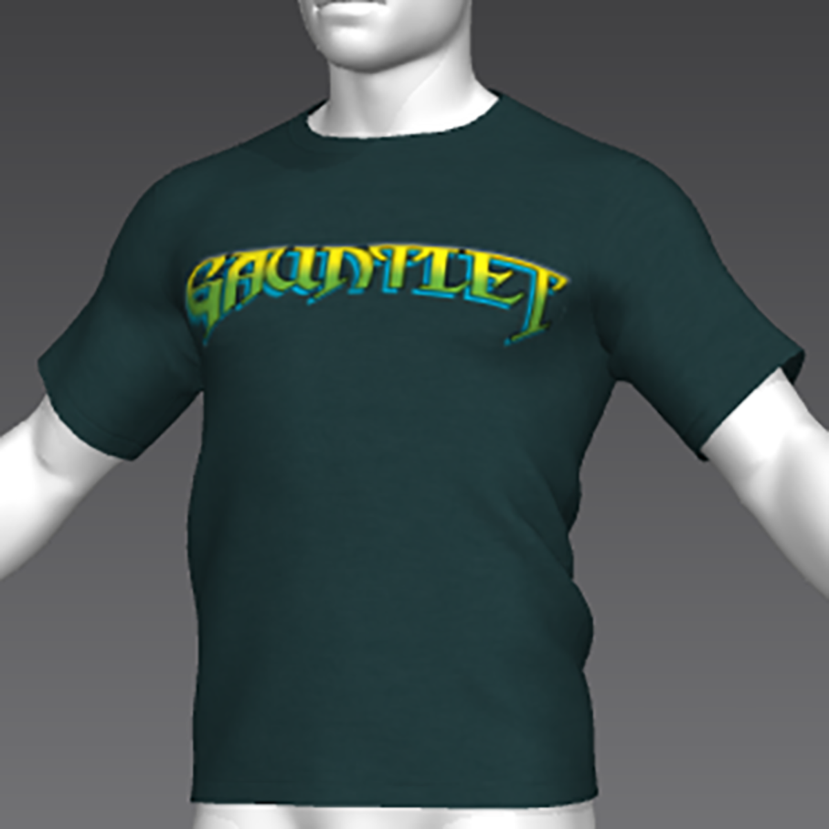 Ready Player One: Gauntlet T-Shirt 01 (Green) (M)