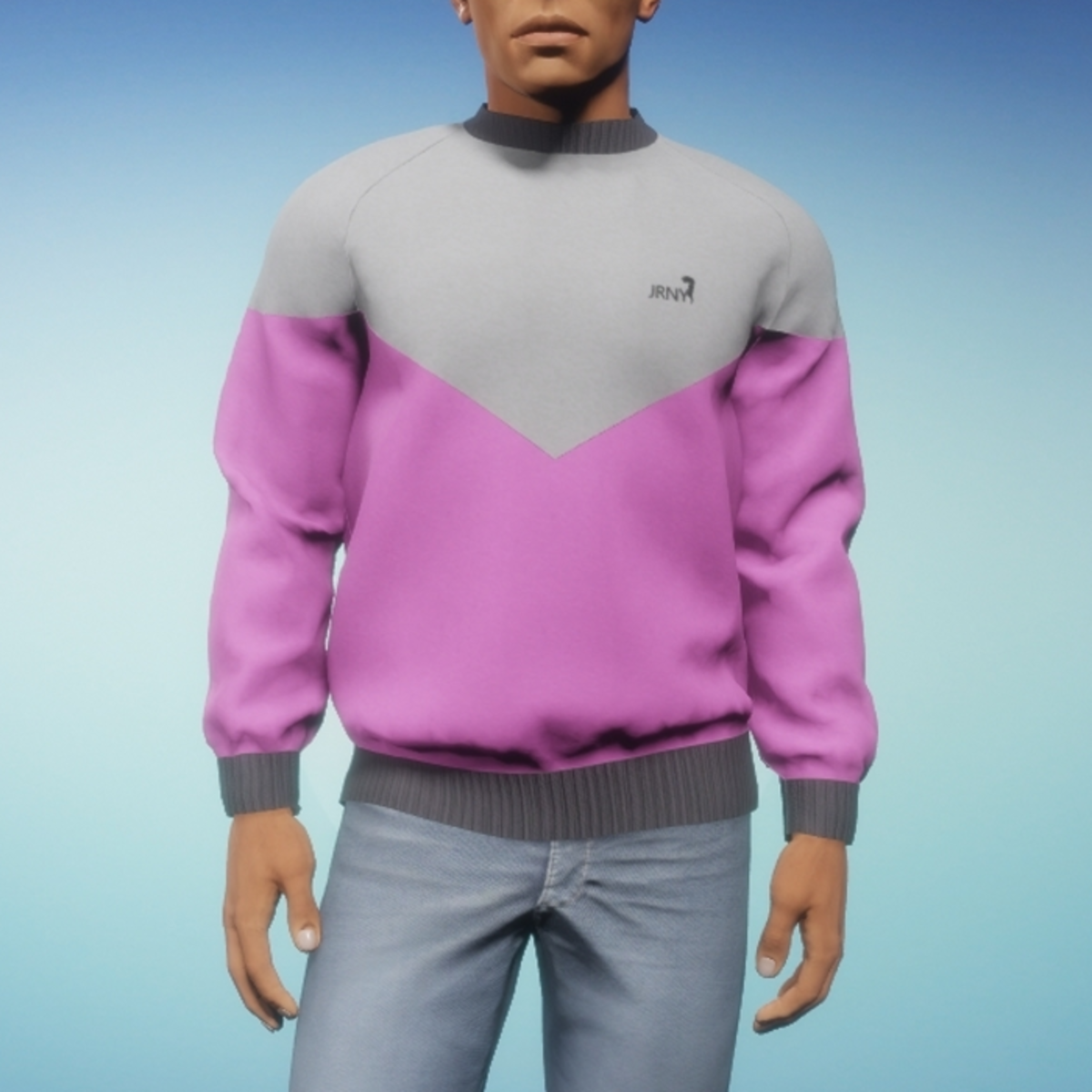 Scavenger Hunt Sweatshirt - Male Pink