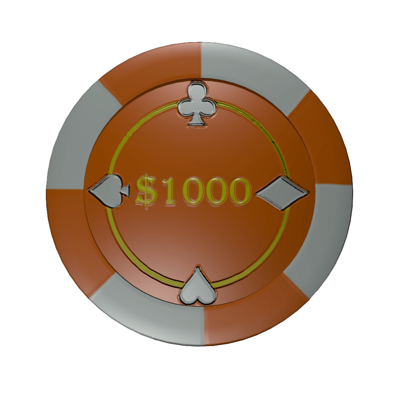 Poker Chip 1000 (colision)