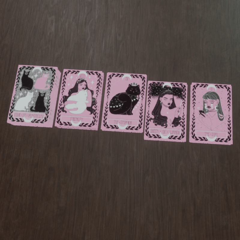 kawaii tarot cardsss uwu