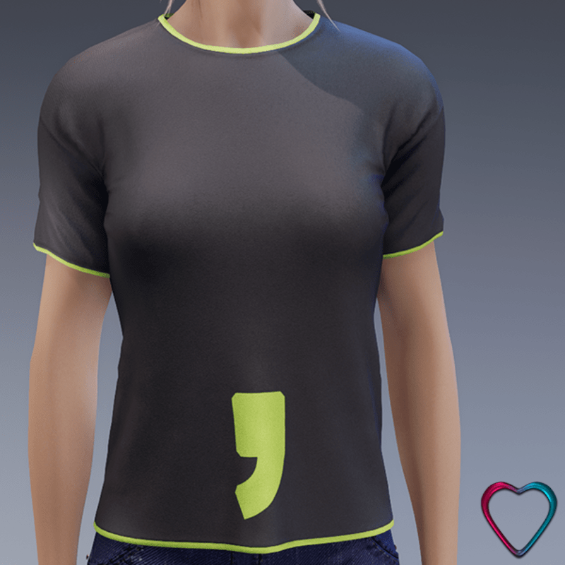 Women TeeShirt - Comma