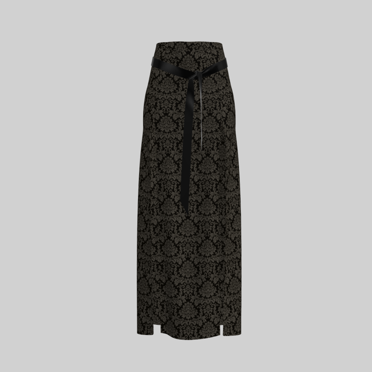 Skirt Briana Damask Gray & Black 2.0