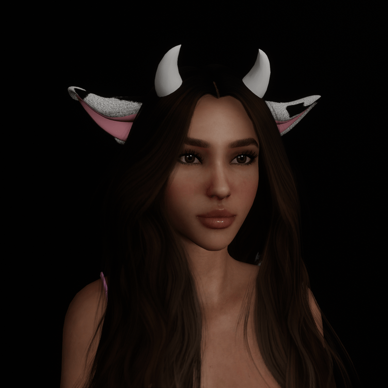 Dairy Cow Ears & Horns