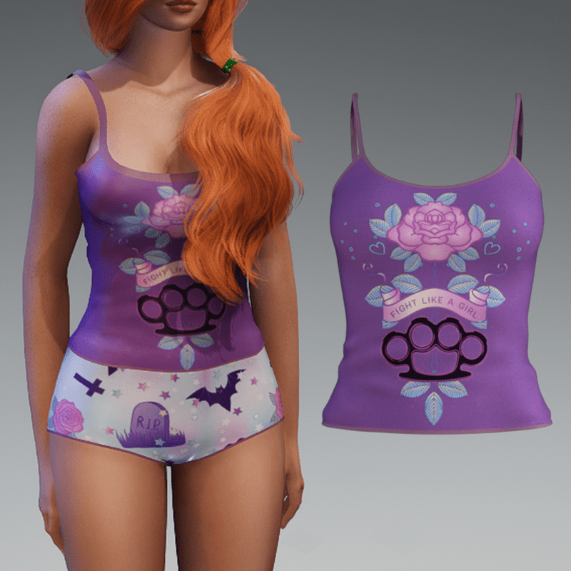 :::LYNX::: Game Girl Pjs - Top