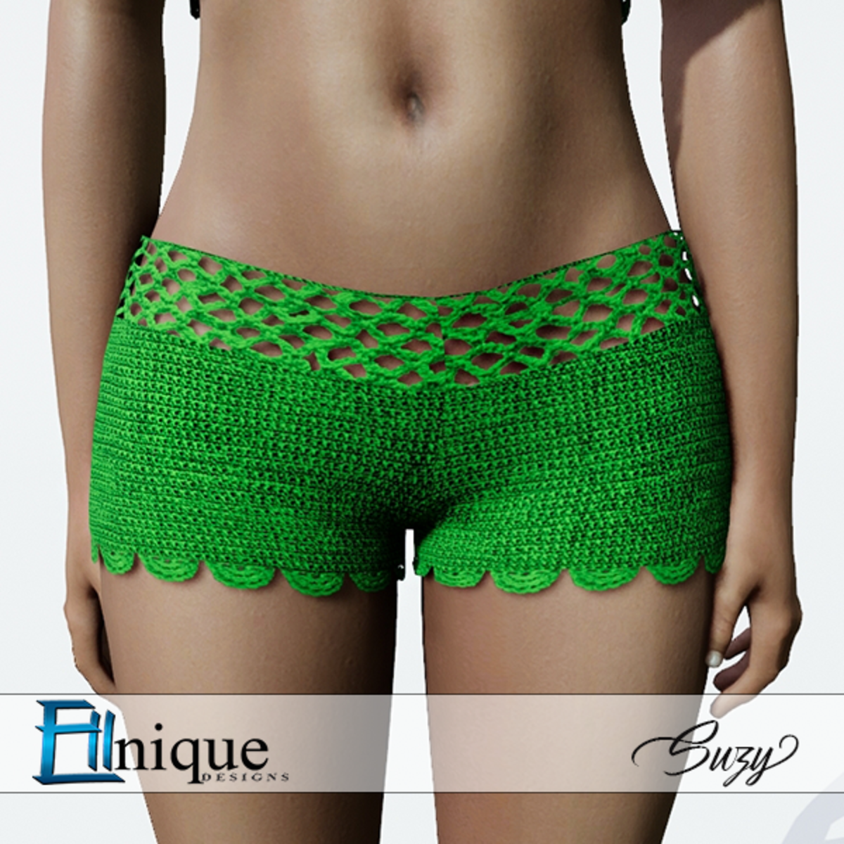 Suzy Green Shorts Crochet