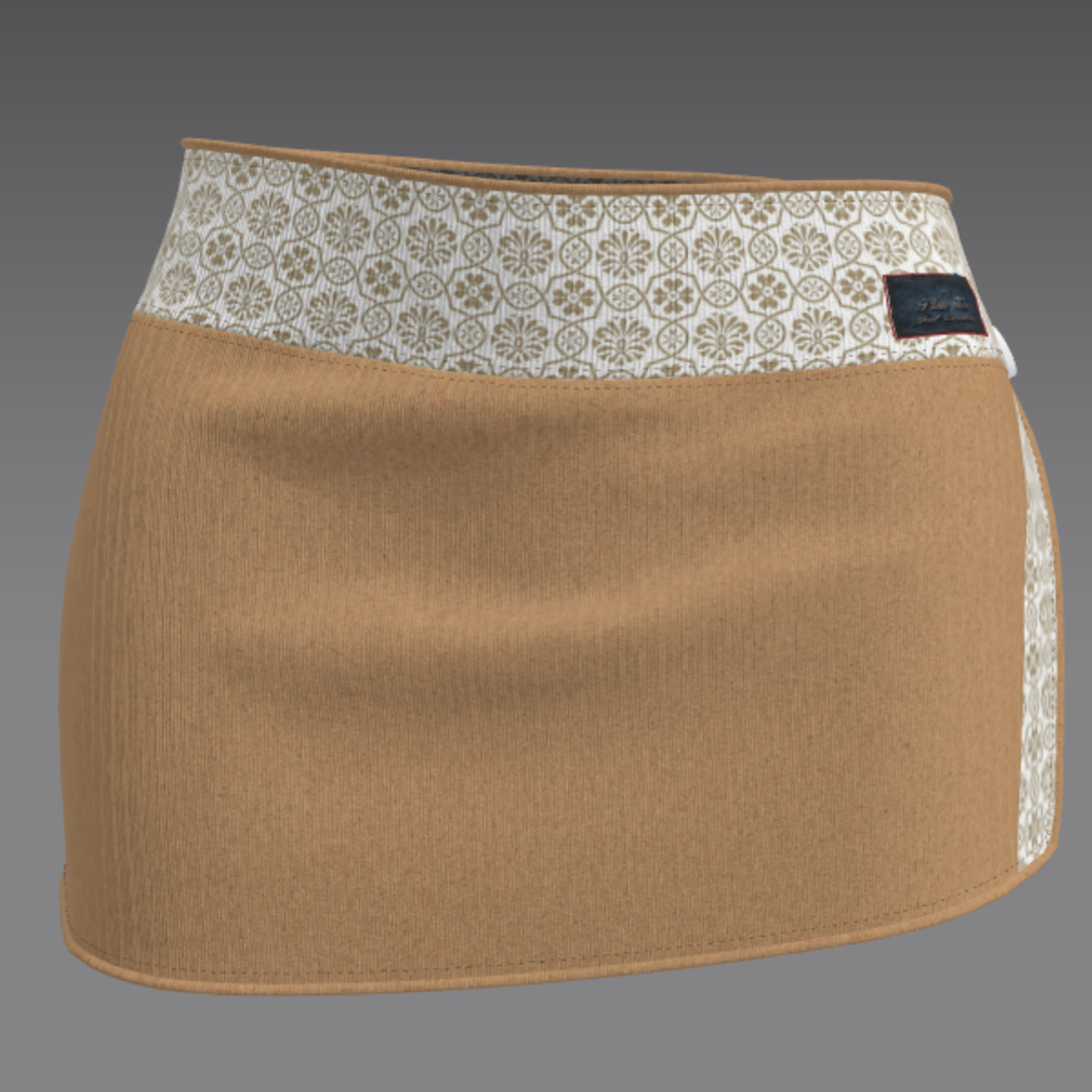 Skirt enri beige
