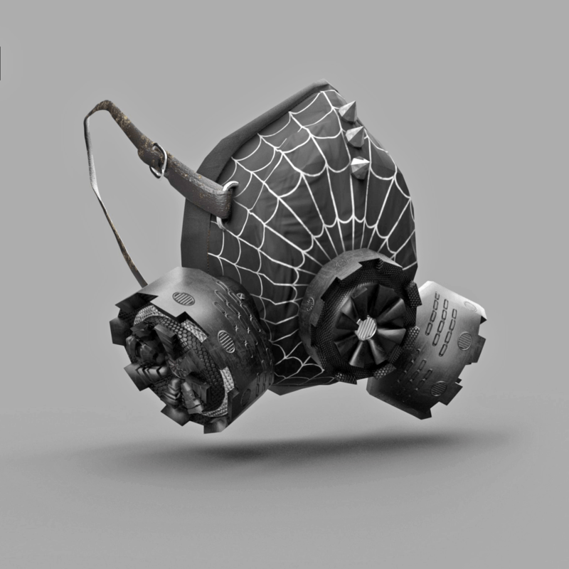 Gas Mask Respirator Spider