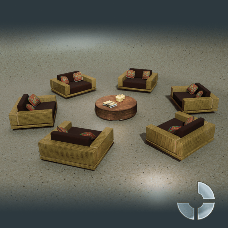 Outdoor 6 ArmChairs Bundle 2