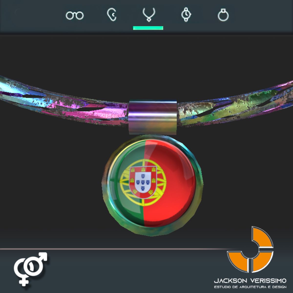 Global Necklace- Portugal