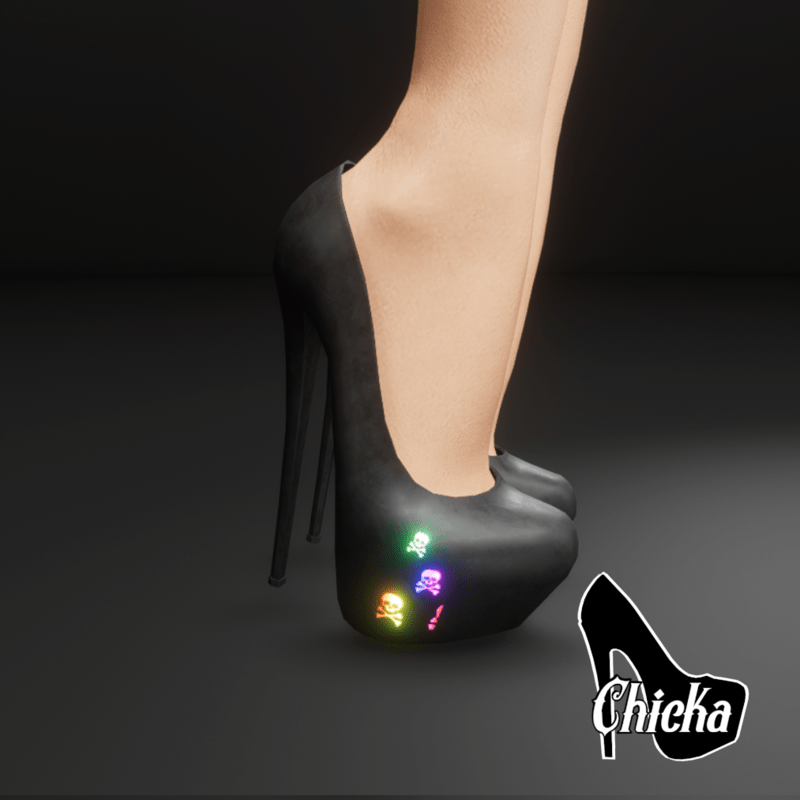 RGB skully heels