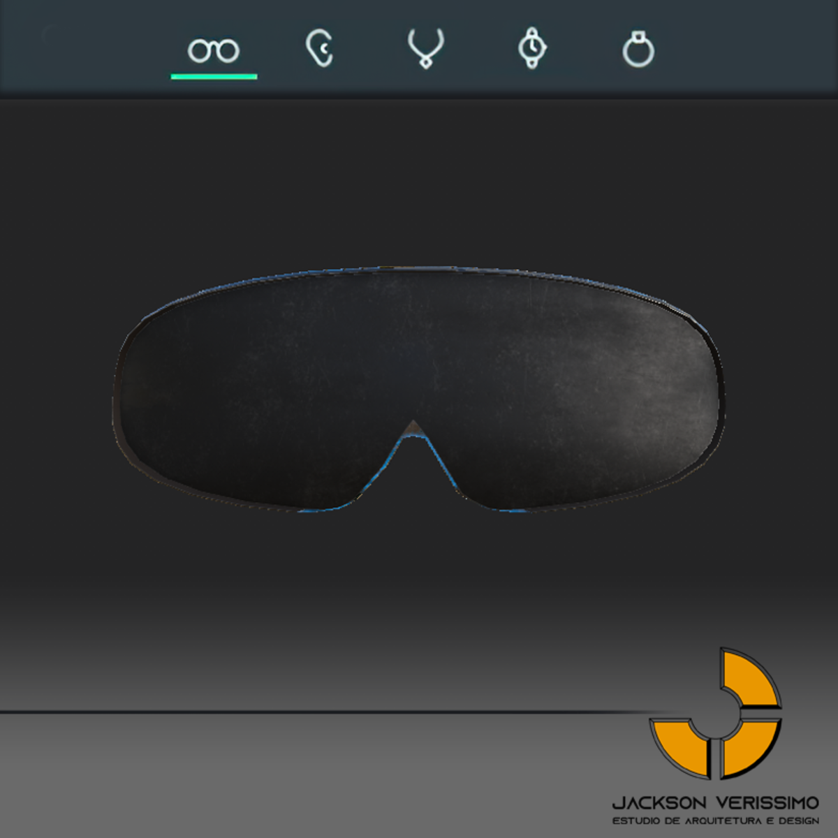 Cyber Glasses 5- Dark Blue