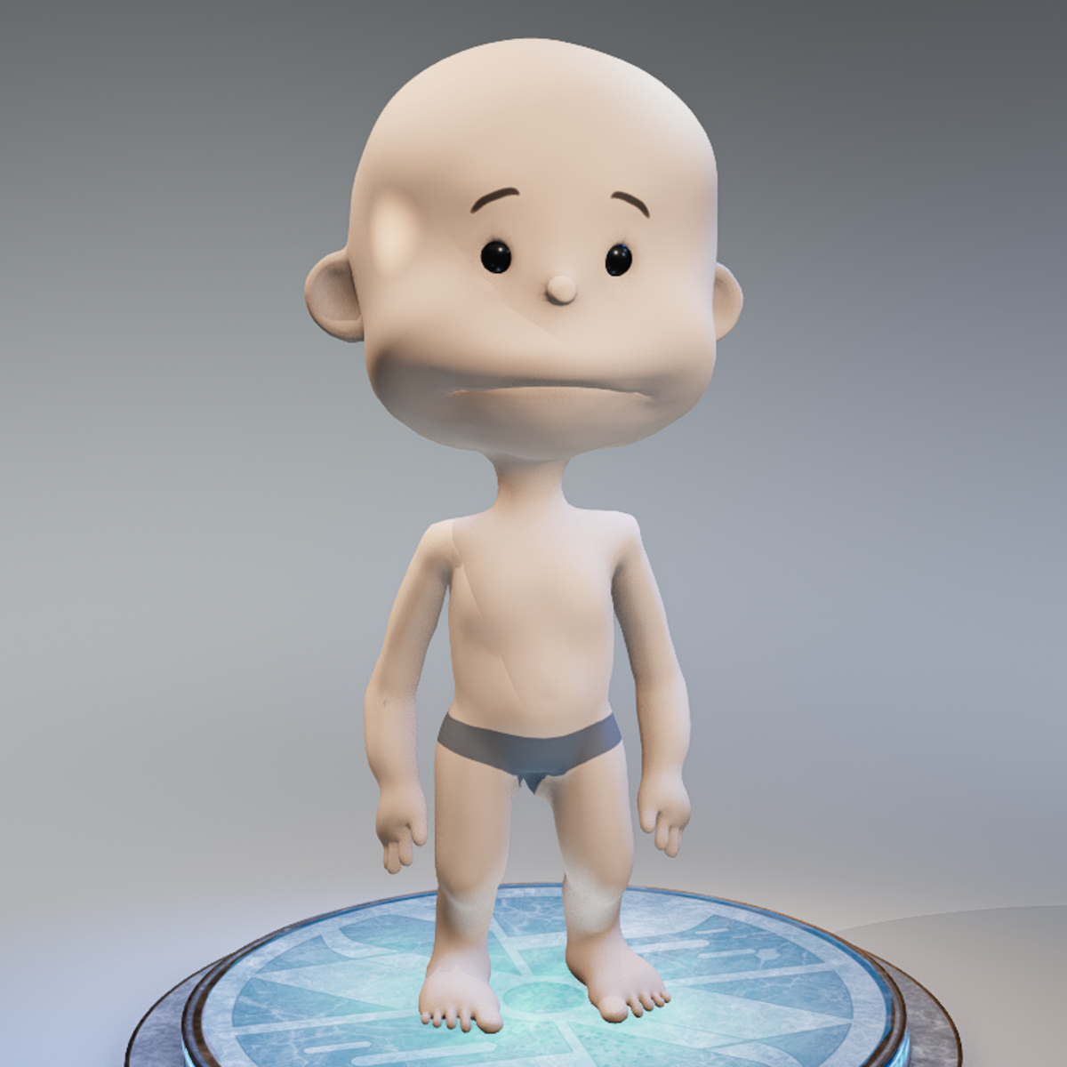 Cartoon child character