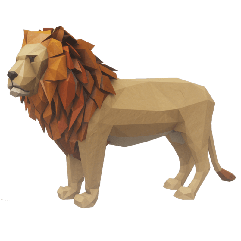 Standing Lion