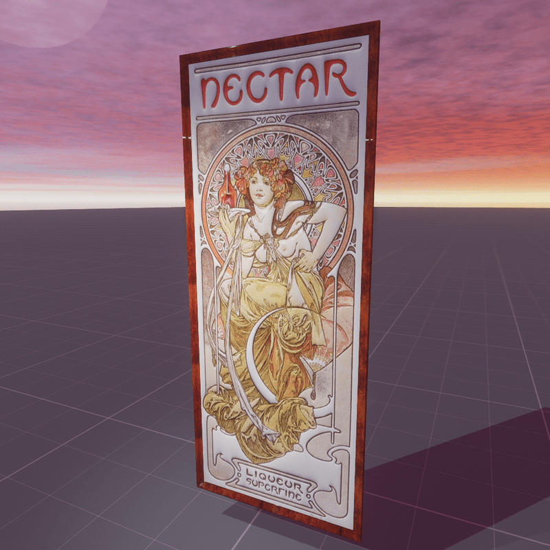 Nectar Liqueur Superfine Alphonse Mucha