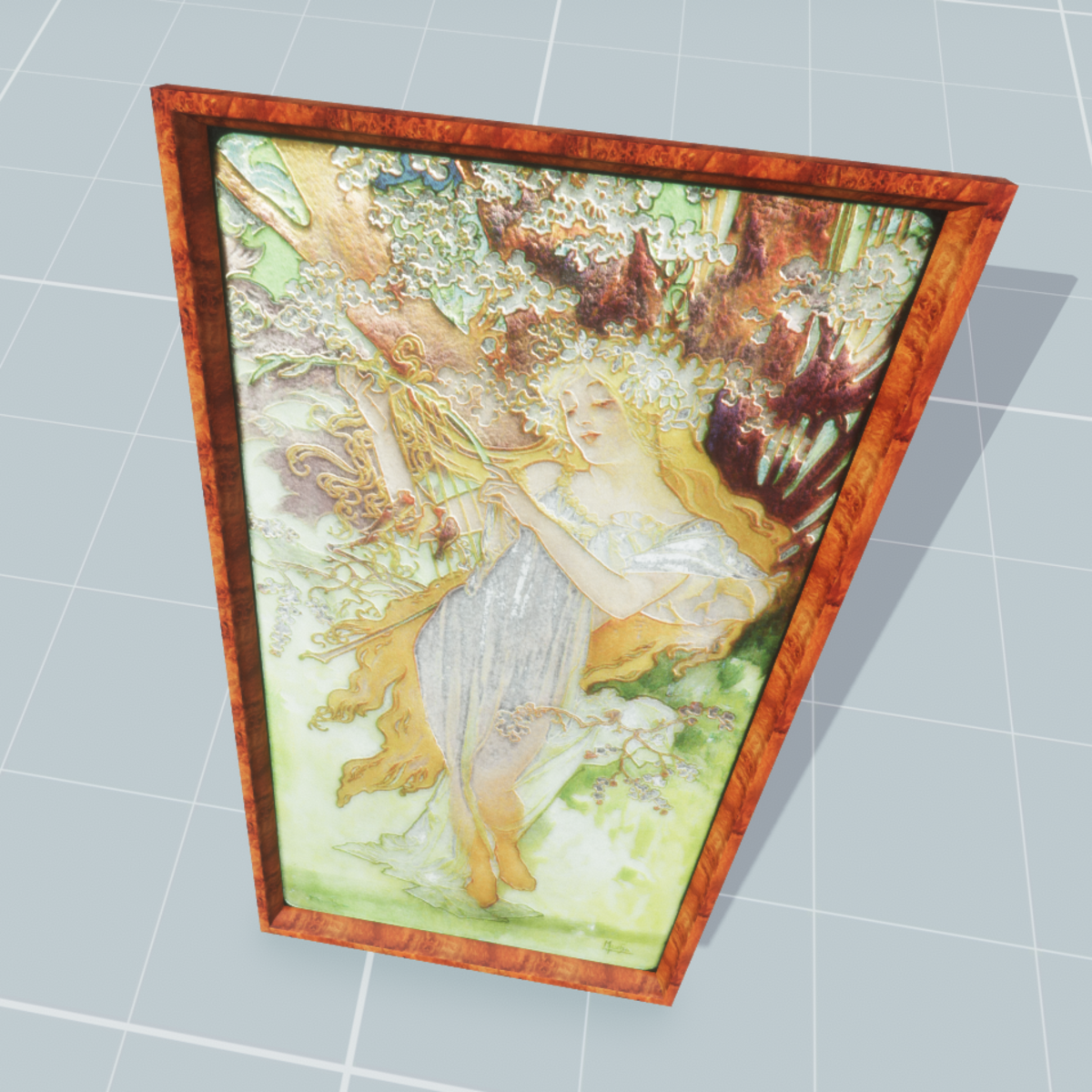 The Seasons Spring Alphonse Mucha