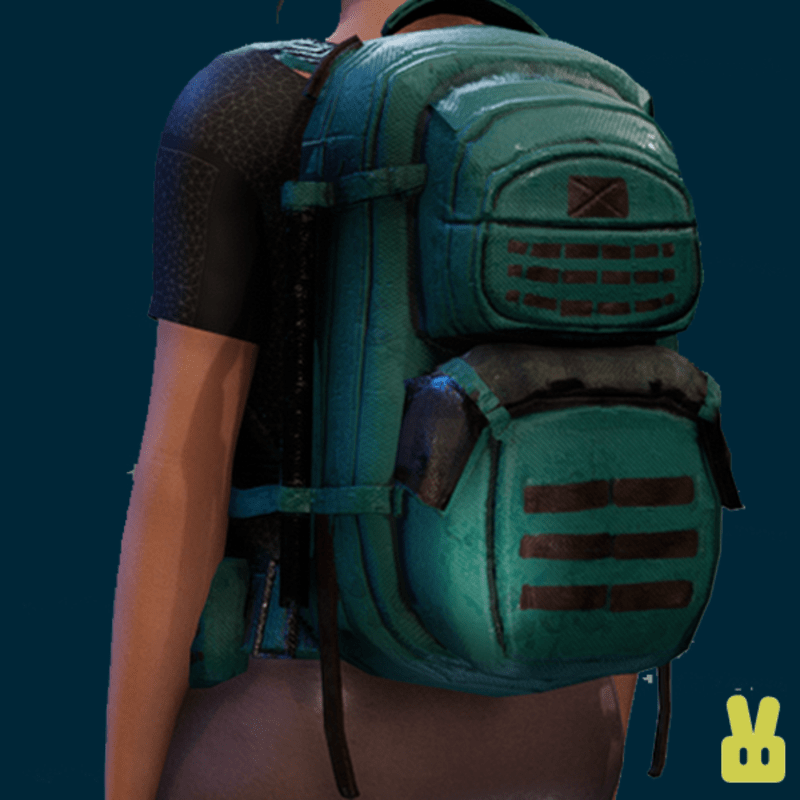 blue back pack