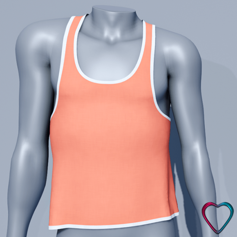 Sexy Men Tank - Coral