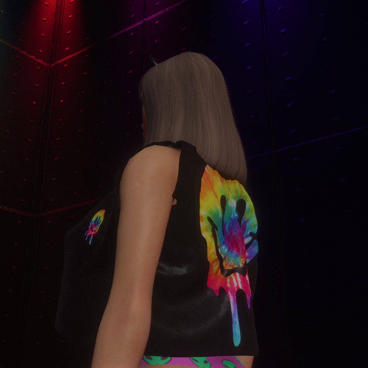 Trippy Drippy Crop Jacket ☺