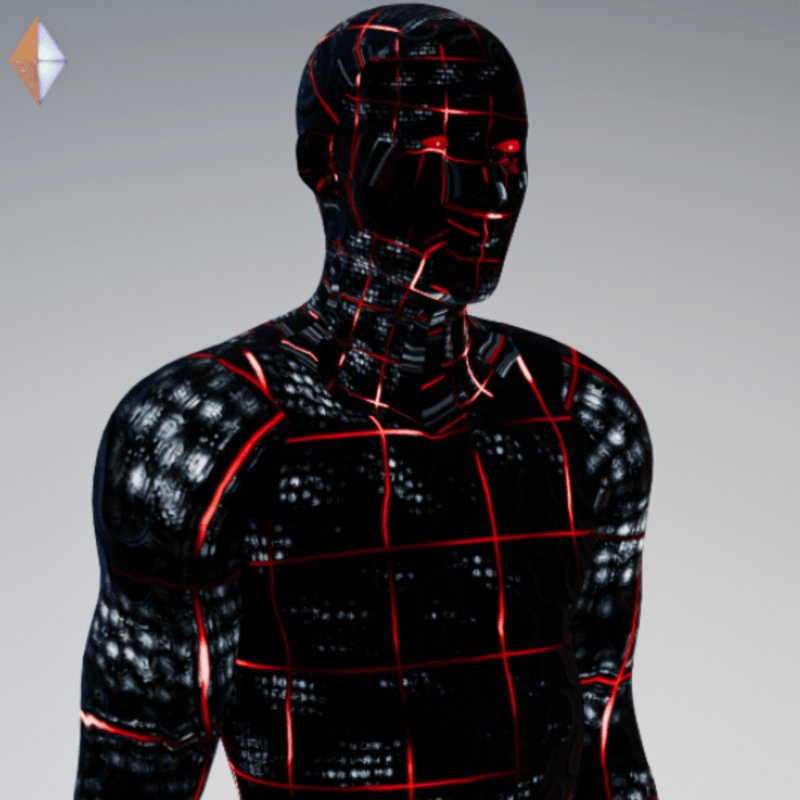 LUKA AVATAR BLACK EMISSIVE