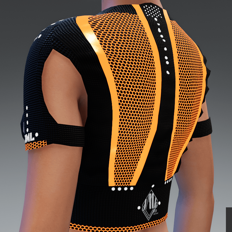 SCI-FI TOP_ W EMISSIVE ORANGE