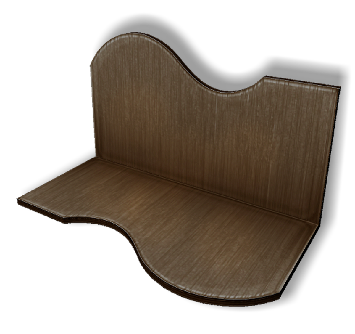 Display For Shop ( H5-W10-D5 ) - Brown - Collision Mesh