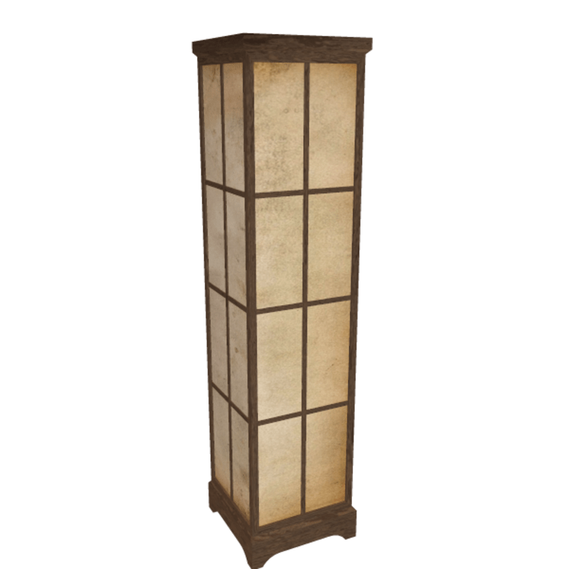 Asian Floor Lamp Tall