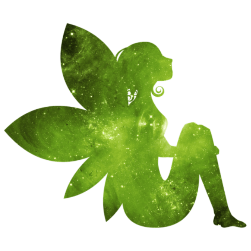 Green Fairy Wall Decal