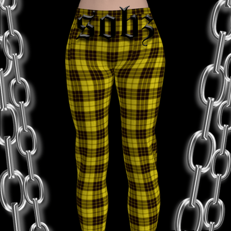Yellow Plaid Pants