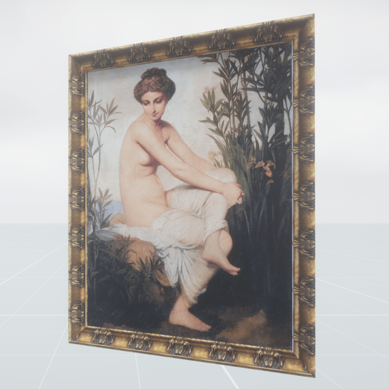Baigneuse Antique by Eugene-Emmanuel Amaury-Duval