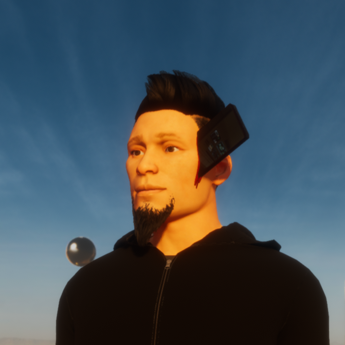 cell head (for male avatar)