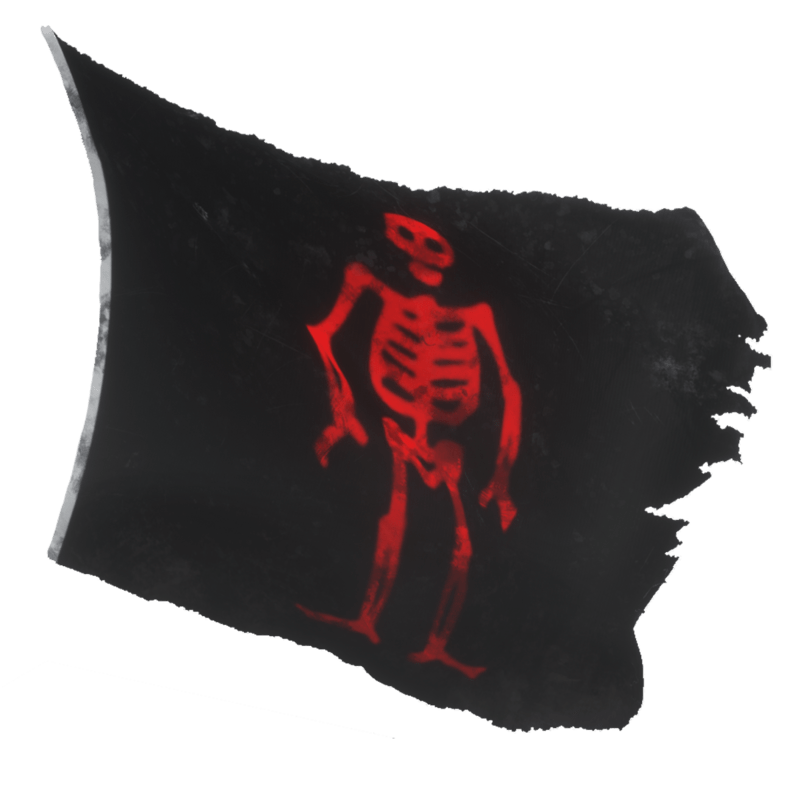 Pirate Flag 03 Blowing 02