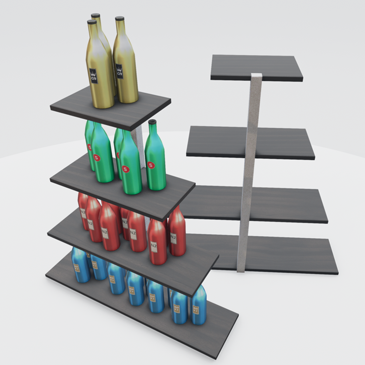 Liquor Xmas Tree Shelf Version 3