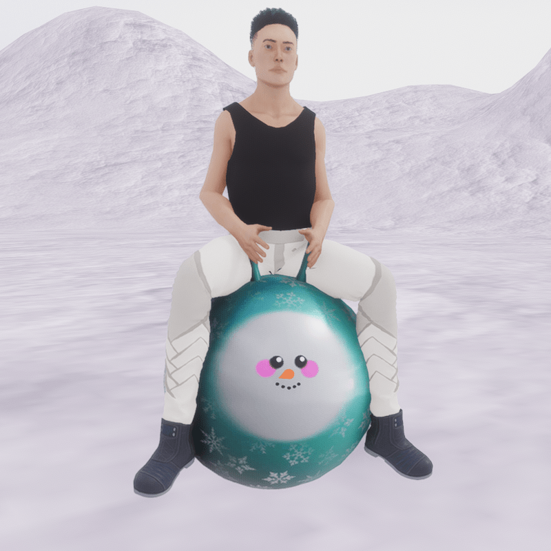 Space Hopper Anim 2 male high hop