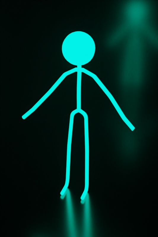 Stickman (Teal)