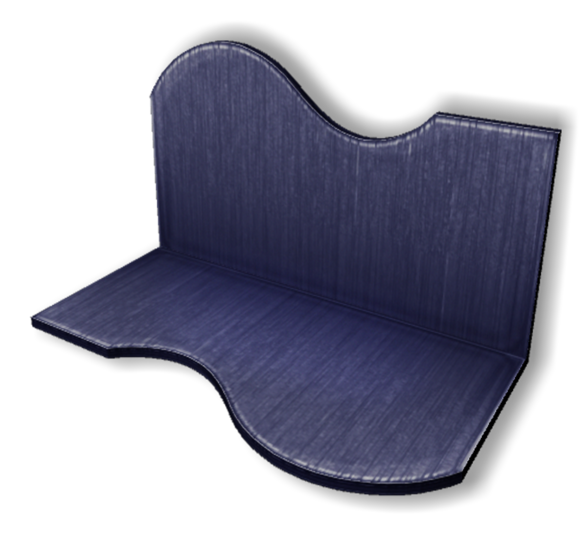 Display For Shop ( H5-W10-D5 ) - Navy - Collision Mesh