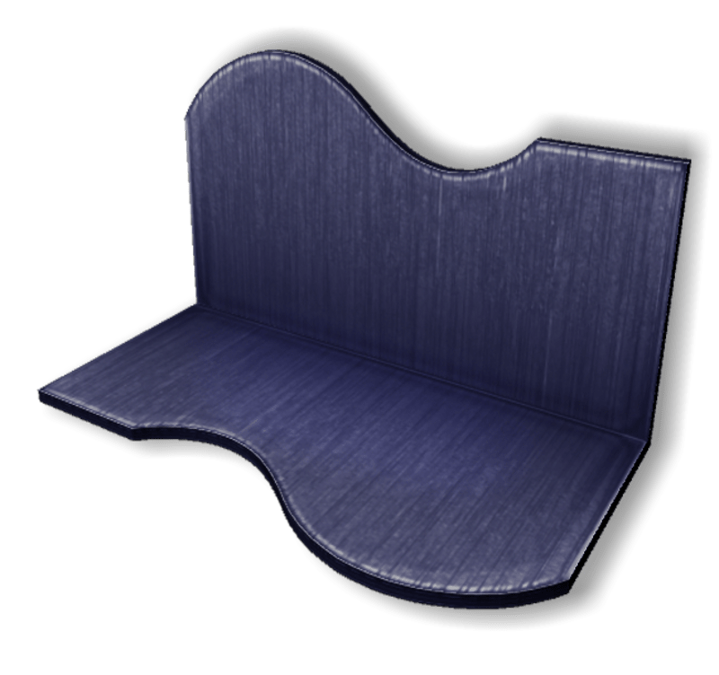 Display For Shop ( H5-W10-D5 ) - Navy - Collision Mesh