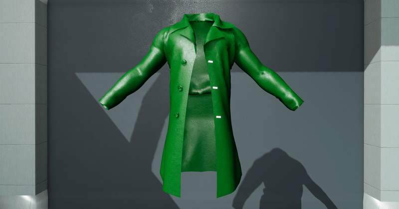 Male St. Patrick's Green Leather Jacket