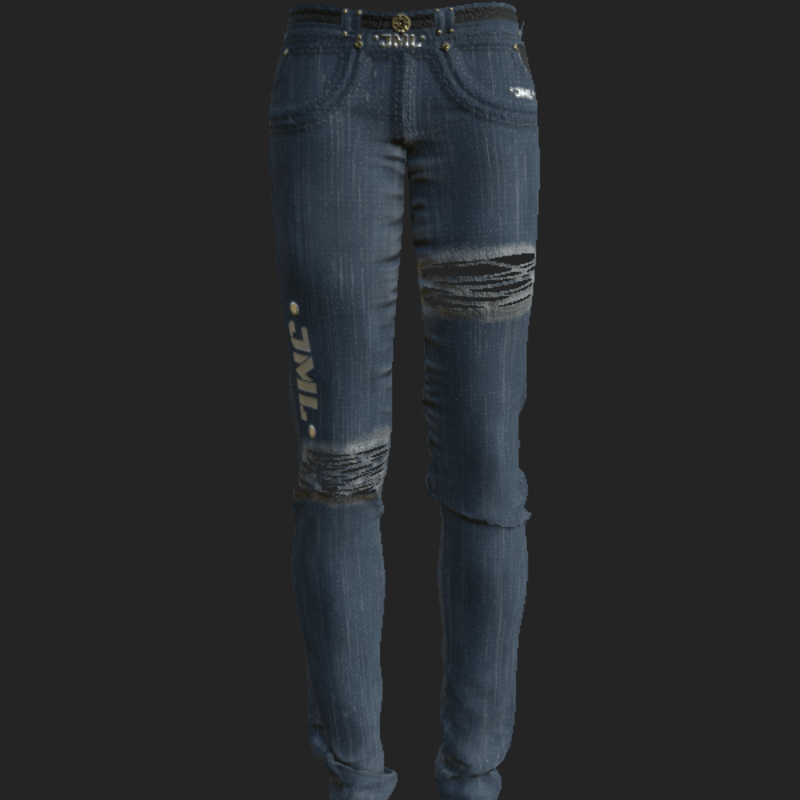 DAMAGED PANTS_ F A
