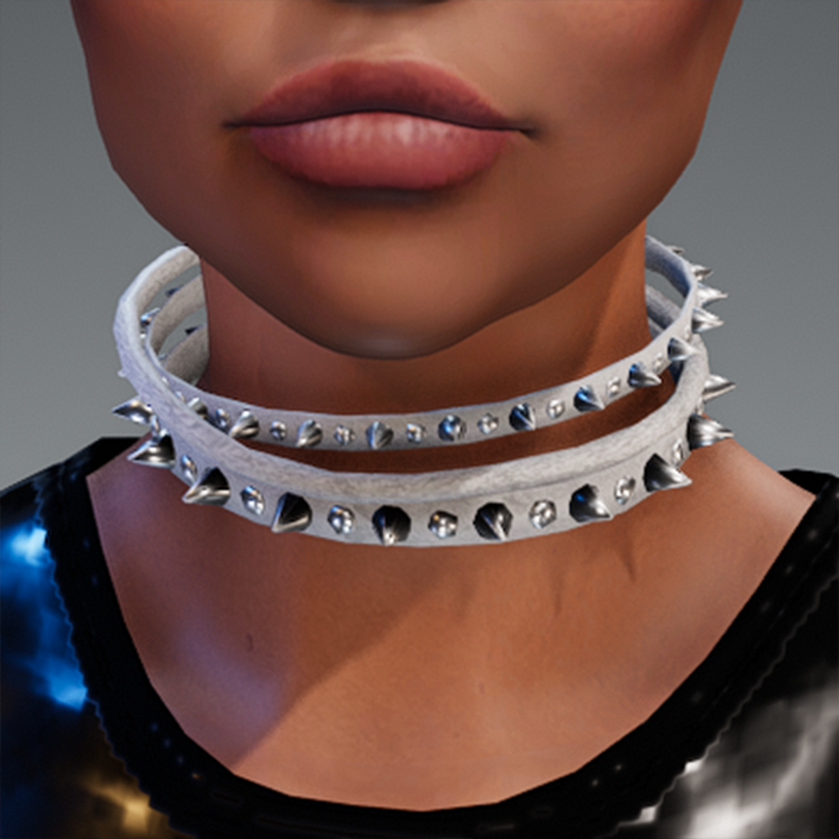 Neck Collar 01 WHITE