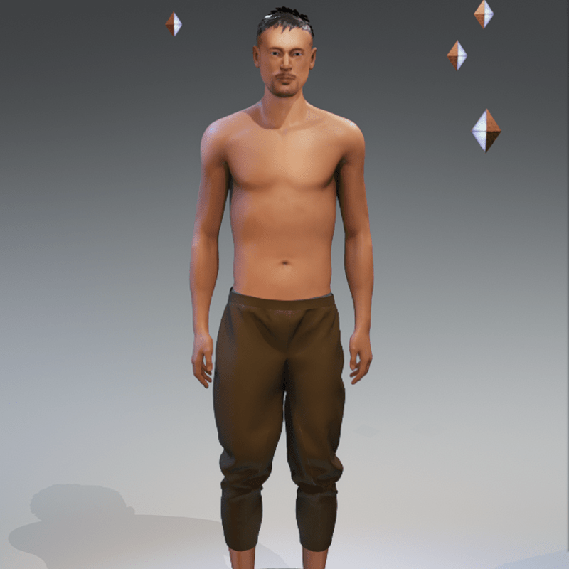 Men's Boho Pants camouflage shade 4