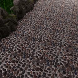 Cobblestone Walkway