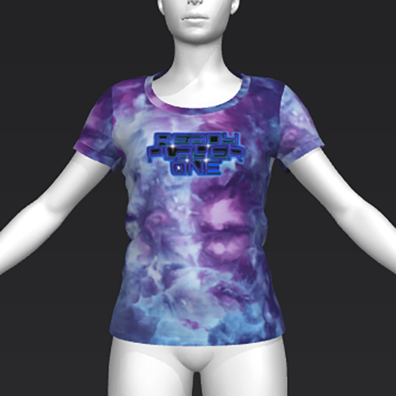 Ready Player One: Logo T-Shirt Variant (Tiedye) (W)
