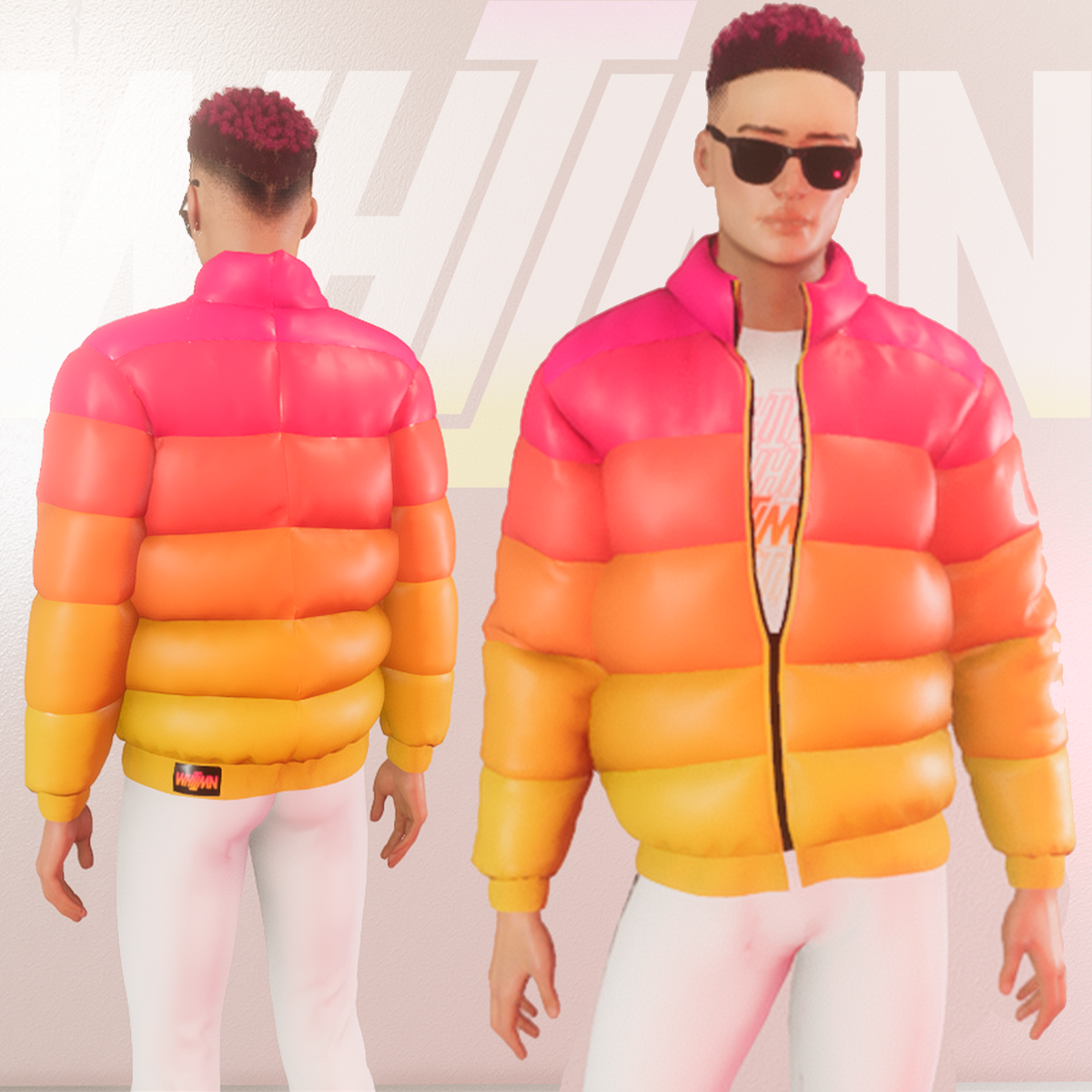 Padded Winter Sunset Jacket