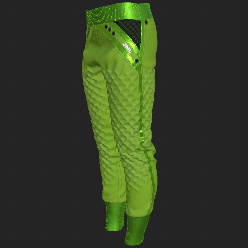 RABAH PANTS_ EMISSIVE LIGHT GREEN