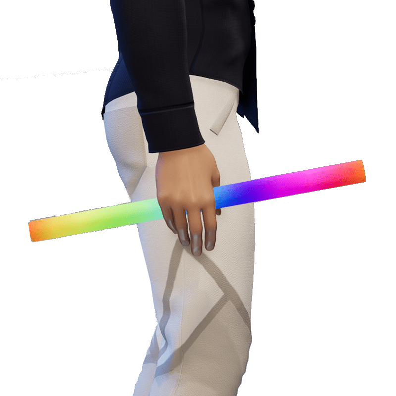 Glowing Stick animated male 2.0