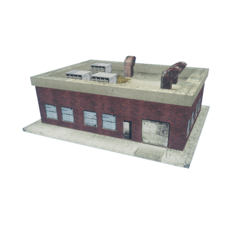 Warehouse - Deco Building - not walkable