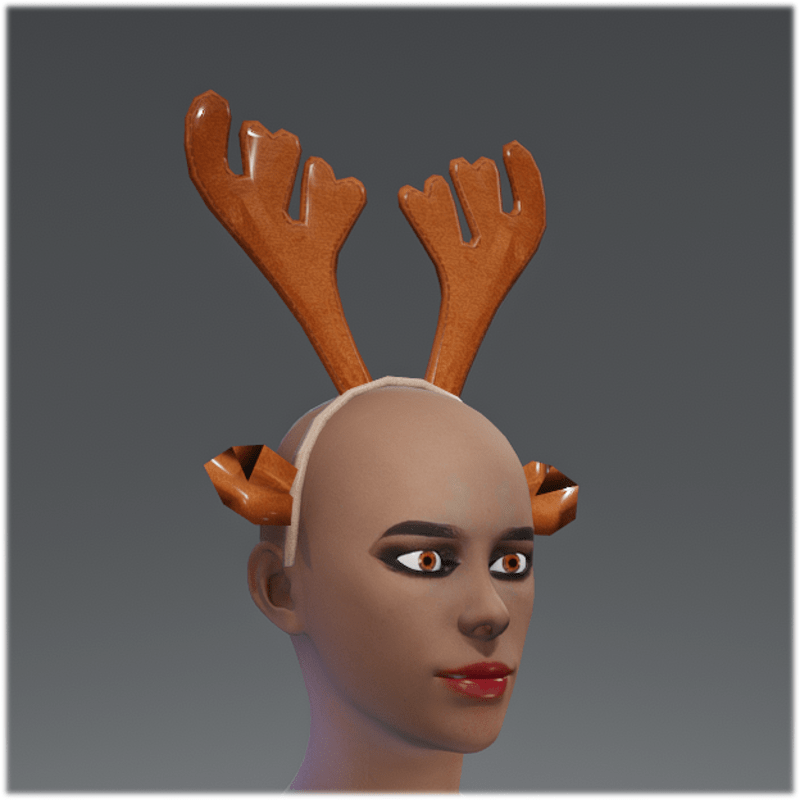 Shiny Reindeer Headband - Unisex