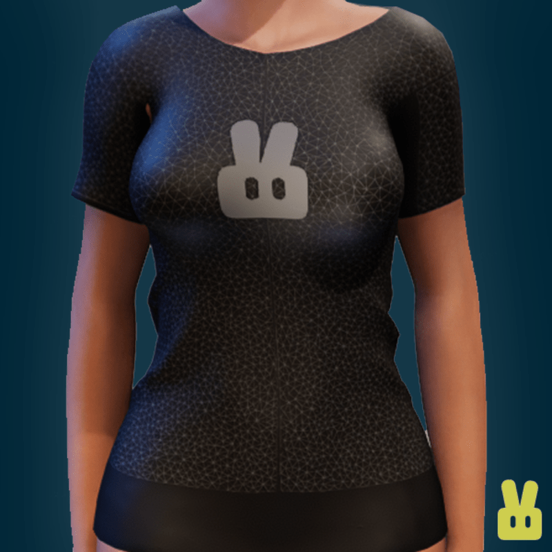 basic supporter shirt - black